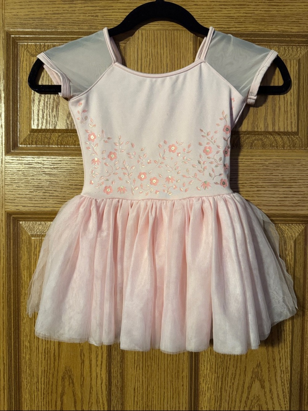 Bloch Light Pink Floral Tulle Ballet Dress